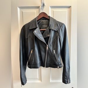 Guess leather jacket- new with tags!